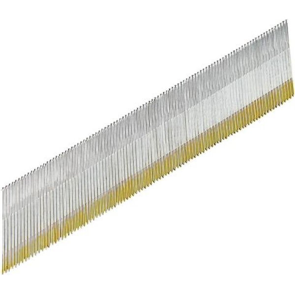 Grip-Rite 2.5 in. 5 Gauge Angled Strip DA Finish Nails Smooth Shank