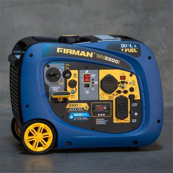 Firman Power WH03041 20A 120V 3300 watt Dual Fuel Inverter Generator