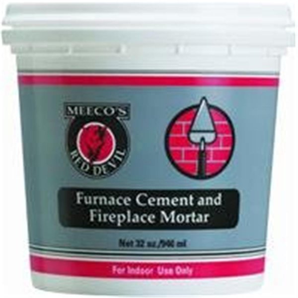 Meeco Manufacturing 1354 Furnace Cement & Mortar Quart - Gray