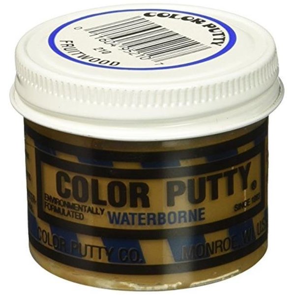 Color Putty 210 Water-Based Formula Color-Transmitted Putty; Fruitwood - 3.68 oz