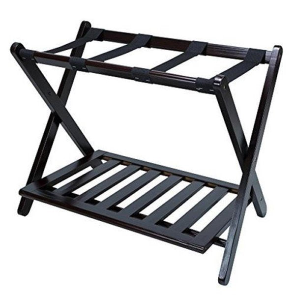 Luggage Rack with ShelfEspresso