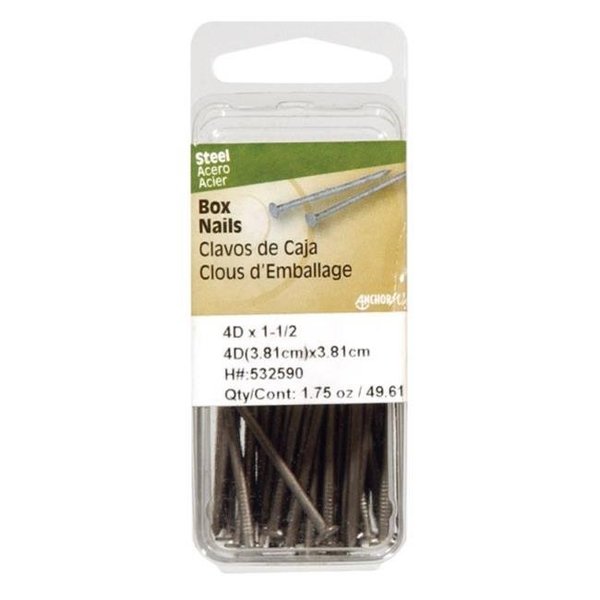 Hillman 532588 Box Nail - 3D Polished - pack of 6