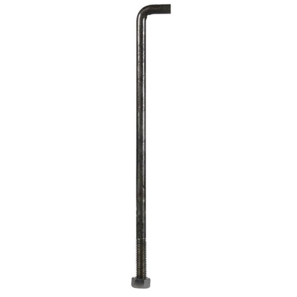 260332 0.5 x 12 in. Non-Plated Steel Anchor Bolt