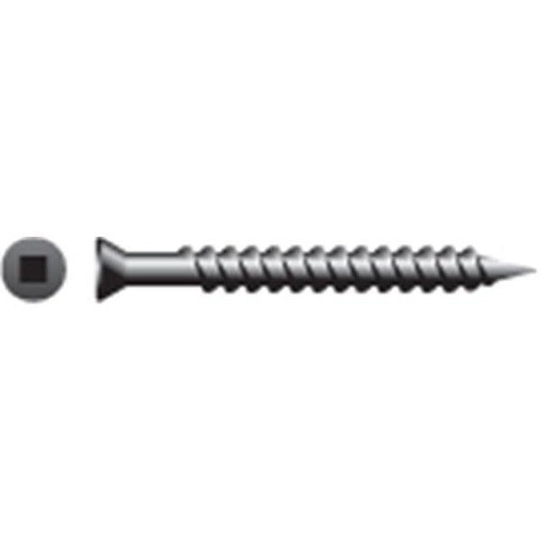Strong-Point 0QT 6 x 1 in. Square Drive Trim Head Screws  Phosphate Coated  Box of 10 000