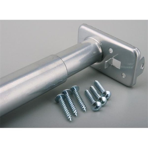 John Sterling Corporation 48in. To 72in. Platinum Adjustable Closet Rod  RP0022-48-7