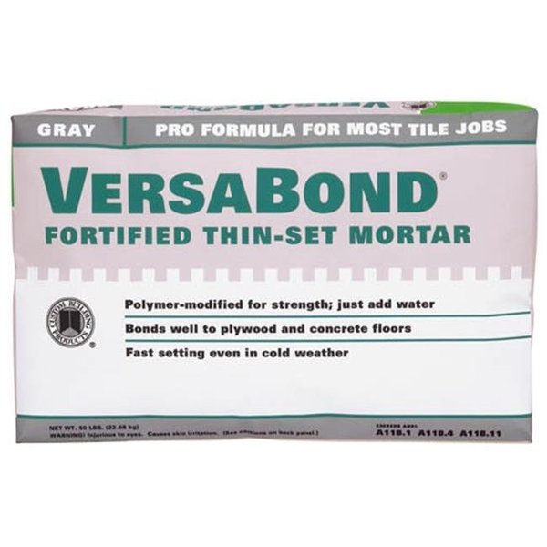 Custom Building Products 50 Lb Gray VersaBond Fortified Thin-Set Mortar  MTSG50
