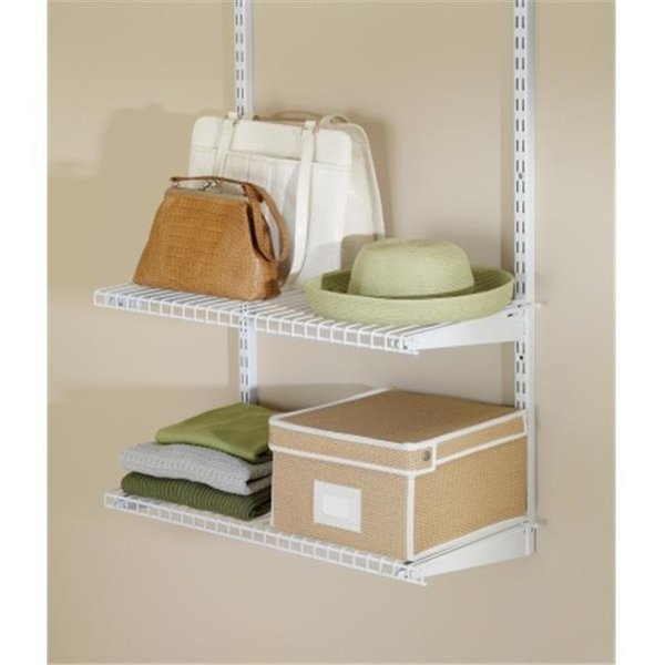 Rubbermaid Configurations Closet Shelf Kit White  FG3H9103WHT