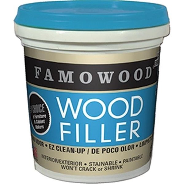 Famowood 40042134 0.25 Pint Red Oak Solvent Free Wood Filler