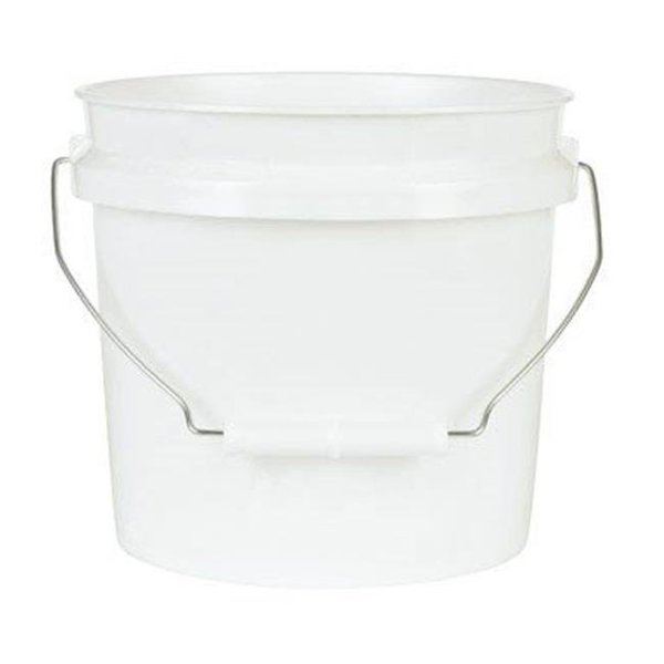 Leaktite 1GL 1 Gallon White Plastic White Pail