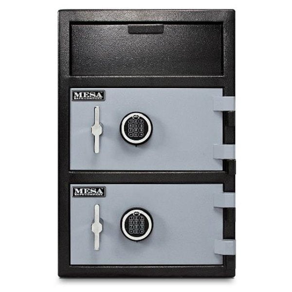 Mesa Safe MFL3020EE Depository Safe with Dual Doors Stacked 2 Electronic Locks