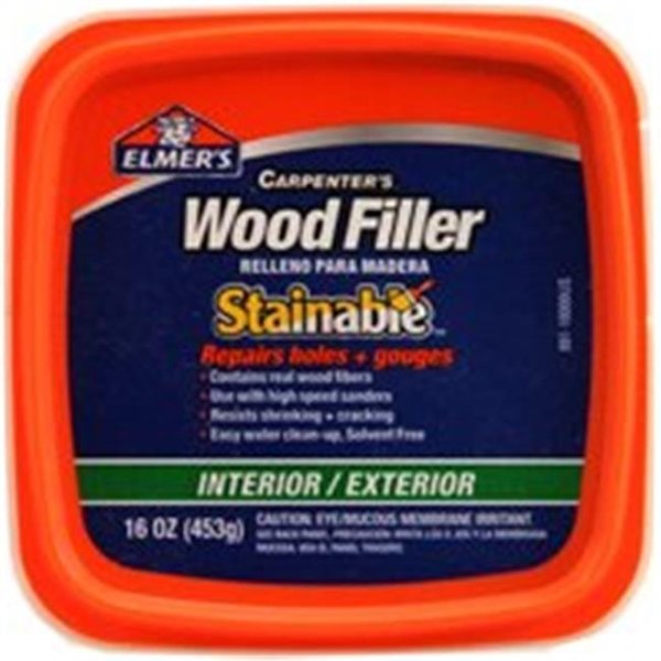Elmers Products E891 Stainable Wood Filler Tube; Pint