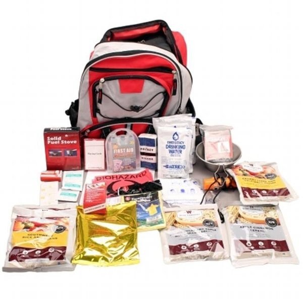 Wise 01-621GSG RED 5 Day Survival Back Pack; Red
