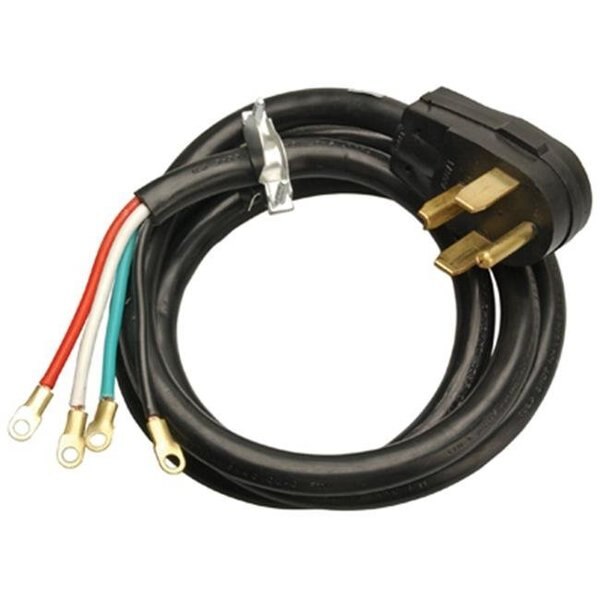 Master Electrician 09156ME 10-4 Black Dryer Cord - 6 ft.