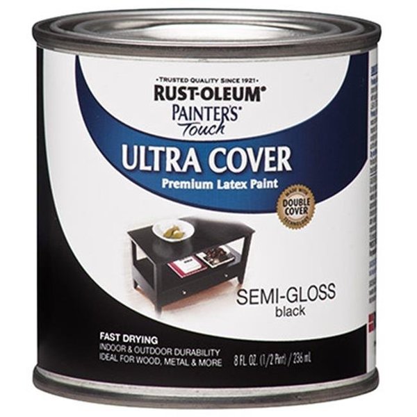 Rust-Oleum 1974-730 0.5 Point Semi-Gloss Paint; Black