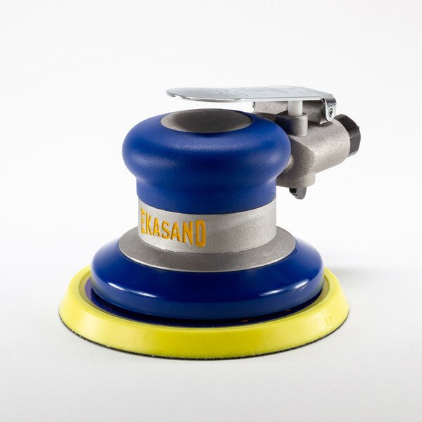 Ekasand Pneumatic Random Orbital Sander - 5 Inch - Non Vacuum - Vinyl Pad - 3 /16 Orbit