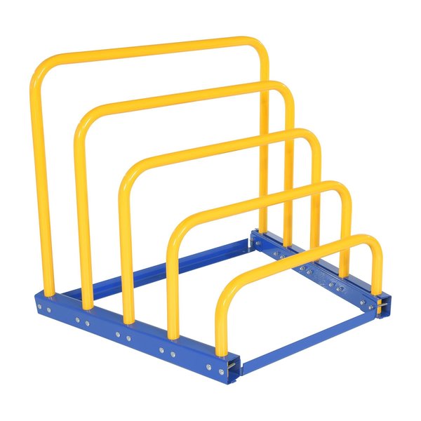 Variable Height Sheet Rack Knock Down Blue Powder Coat Steel