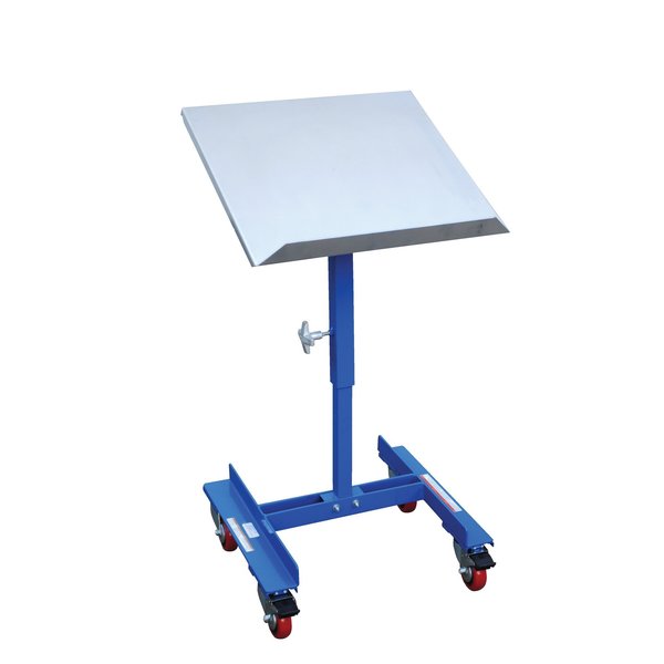 Mobile Tilt Work Table 22x21 Blue