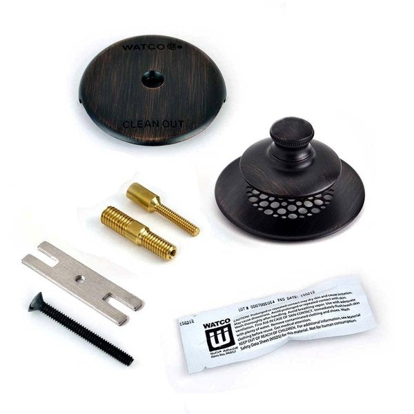 Univ. NuFit Push Pull w-Grid,  1-Hole Overflow and 2-P,  - Silicone