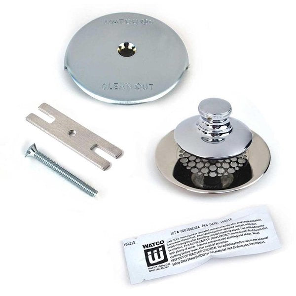 Universal NuFit Bronze Push Pull Tub Stopper,  Grid,  Silicone,  Cmbo Pin