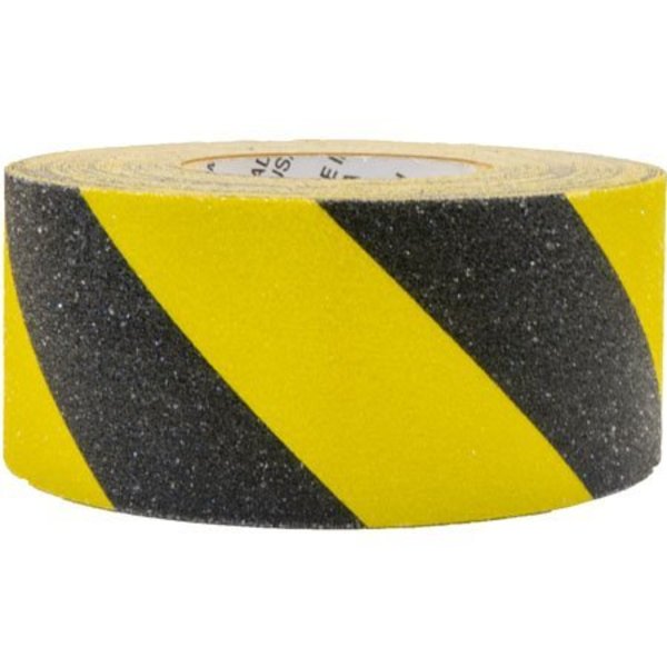 AntiSlip Safety Tape - 3" X 60’ / Yellow/Black Striped-Roll