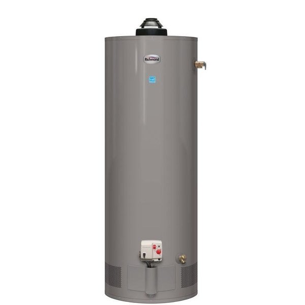 Gas Water Heater,  Natural Gas,  50 gal Tank,  13 gpm,  40000 Btuhr BTU,  068 Energy Efficiency