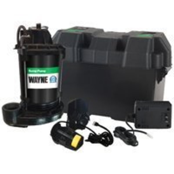 WAYNE ESP25 Sump Pump System,  120 V,  1-1/2 in Outlet,  600 gph