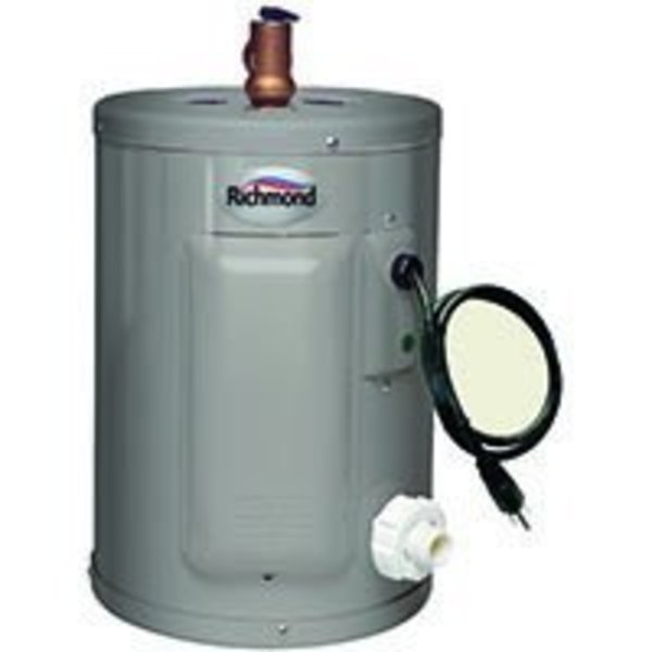 Richmond Essential 6EP2-1 Electric Water Heater,  2.5 gal Tank,  120 V,  1/2 in Water Connection
