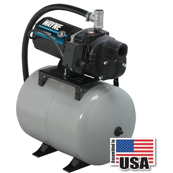 Jet Pump,  120240 V,  05 hp,  114 in Suction,  34 in Discharge Connection,  25 ft Max Head,  420 gph