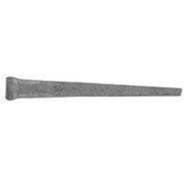 Square Cut Nail,  Concrete Cut Nails,  10D,  3 in L,  Steel,  HotDipped Galvanized,  Rectangular Head