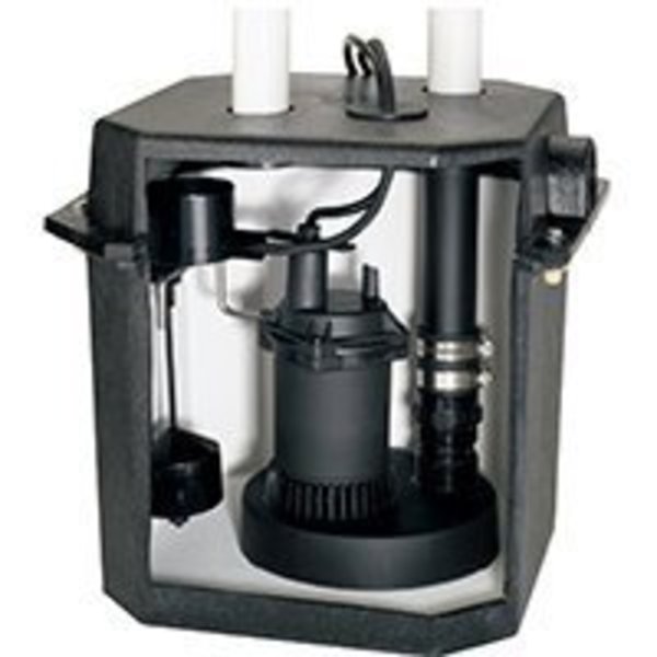 Sta-Rite Flotec FPZS33LTS/FPOS180 Heavy-Duty Sink Pump System,  0.33 hp,  3600 gph