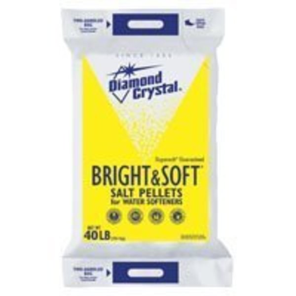 Cargill Diamond Crystal Bright & Soft 100012407 Salt Pellets,  40 lb Bag
