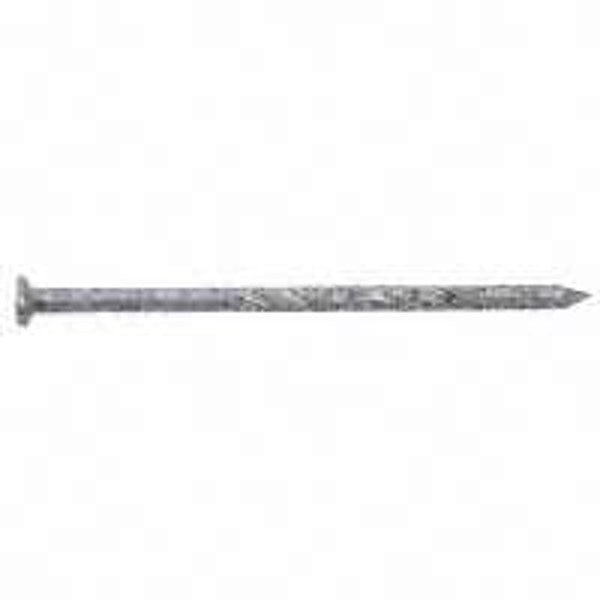 STORMGUARD Deck Nail,  Hand Drive,  12D,  314 in L,  Steel,  Galvanized,  Spiral Shank