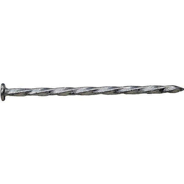 00 Deck Nail,  10D,  3 in L,  Steel,  HotDipped Galvanized,  Flat Head,  Spiral Shank,  1 lb