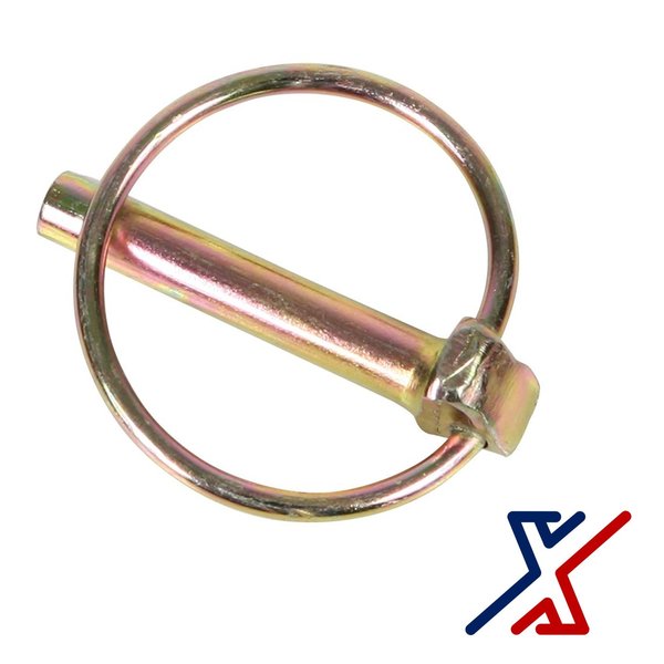 3/16" dia. x 1-7/16" L Snapper Pin / Lynch Pin (48 Pins),  48PK
