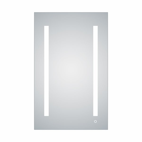 Thalia 22 in. W x 35 in. H Single Door Recessed LED Medicine Cabinet,  Surface Mount Kit Available