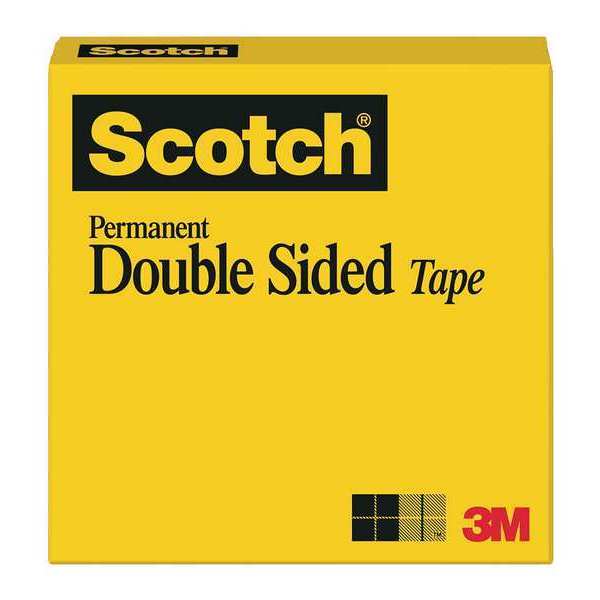 Double Coated Tape, 1 In x 108 ft., PK36