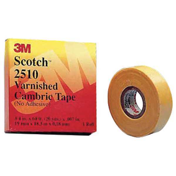 Electrical Tape,  7 mil,  3/4"x60 ft.,  Yellow,  PK20