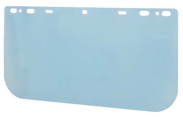 Faceshield Visor,  Polycarbonate,  Clear,  8 in H x 16 in W