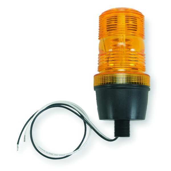 Warning Light,  Amber,  Strobe Tube,  120V AC,  72 Flashes per Minute,  8, 000 Hour Lamp Life