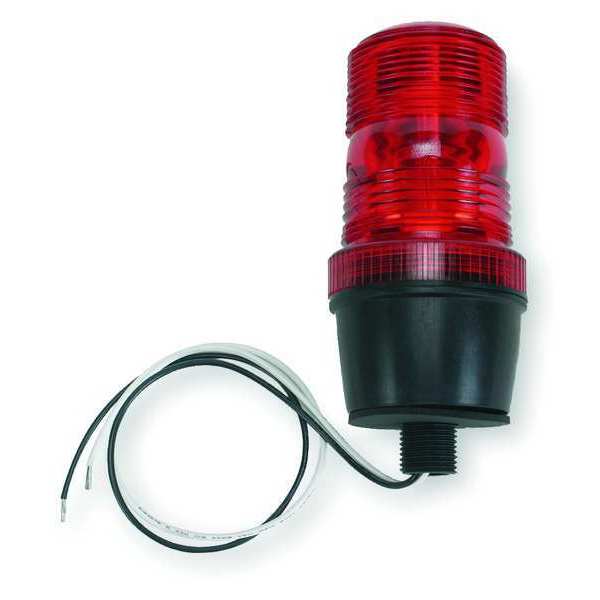 Warning Light,  Red,  Strobe Tube,  120V AC,  72 Flashes per Minute,  8, 000 Hour Lamp Life