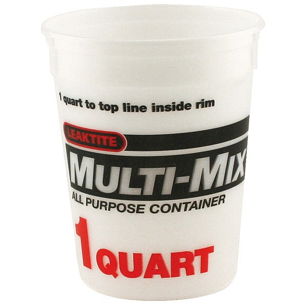 LLDPE Paint Mix & Measure Bucket,  1 qt,  24 PK