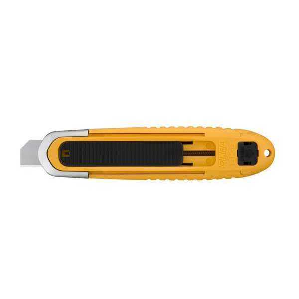 Safety Knife,  Self-Retracting,  Rounded Safety Blade,  6 in L.