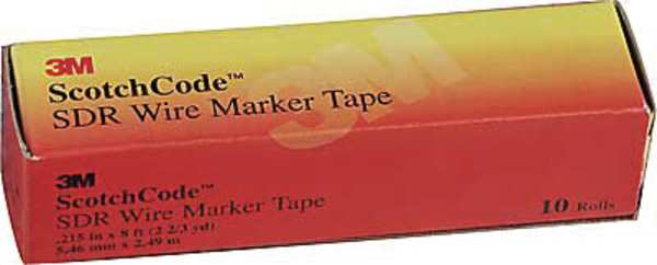 Wire Marker Tape Refill Roll, PK50,  SDR-A