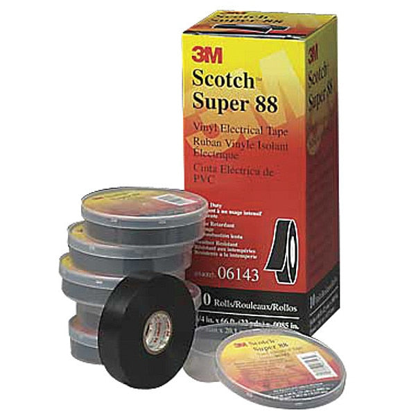 Electrical Tape,  8.5 mil,  2" x 108 ft.,  PK12