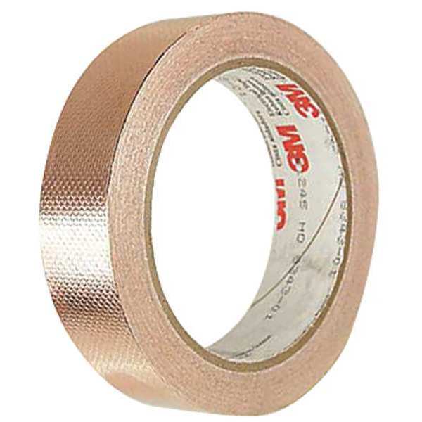 Foil Tape, 1 In. x 18 Yd., Copper, PK9