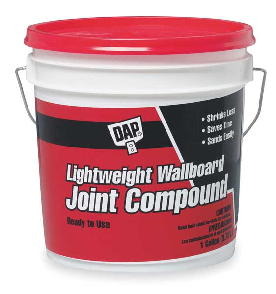 Wallboard Joint Compound,  1 gal,  Tub,  White