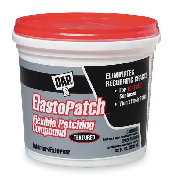 Patching Compound,  1 qt,  Tub,  Off White