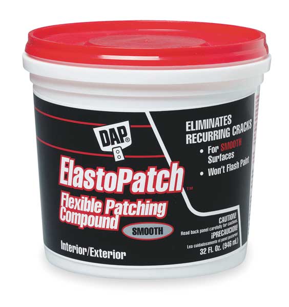 Patching Compound,  1 qt,  Tub,  White