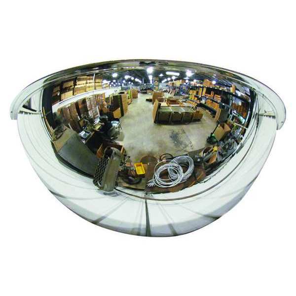Half Dome Mirror, 18In., ABS Plastic