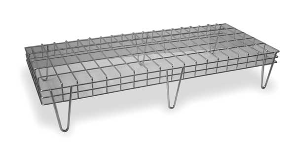 Low Prof Dunnage Rack, 1400 lb., Wire, 60 W